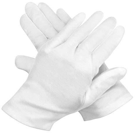 Canvas Cotton Gloves, for Chemical Industry, Constructional, Pattern : Plain