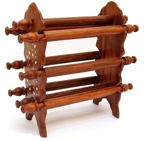 Wooden Bangle Stand, Color : Brown