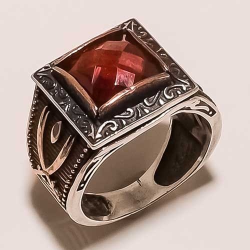 Sterling Silver Stone Ring, Occasion : Party, Festival
