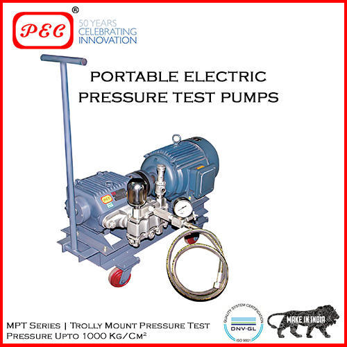 Up to 1000 KG/Cm2 Portable Electric Pressure Test Pumps