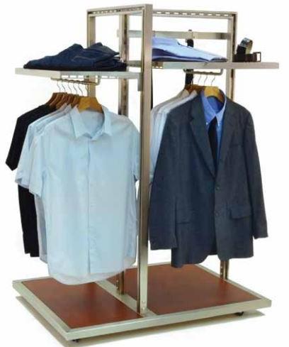 Metal Clothes Display Rack, Size : Customized