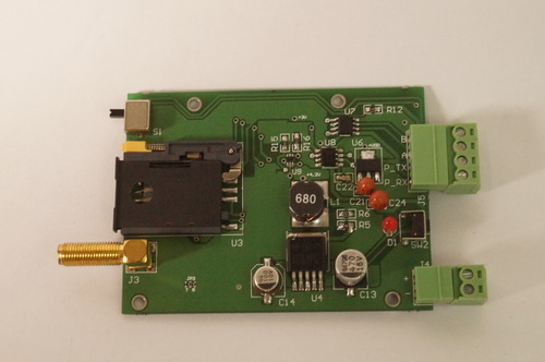 Interface GSM Modem Printed Circuit Board