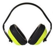 Lightweight Earmuff, Color : Black Yellow