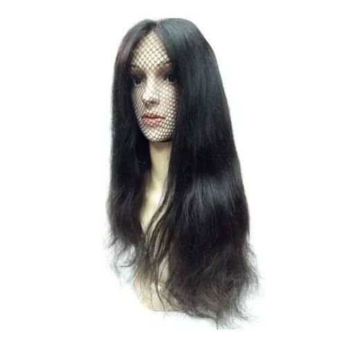 AKASHKRISHNA Full Head Hair wig for woman With Mang Natural Black Straight  Made With Japanese Synthetic Fiber With Comb  Amazonin Beauty