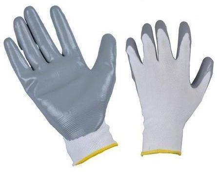 Rubber  Nitrile coated gloves, Feature : Chemical Resistant