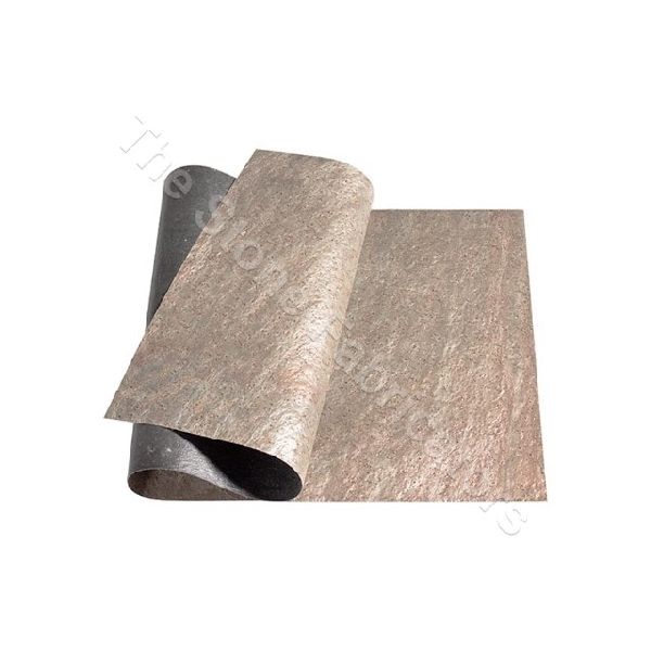 Copper Slate Stone Thin Flexible Fabric Fleece Veneer Sheet