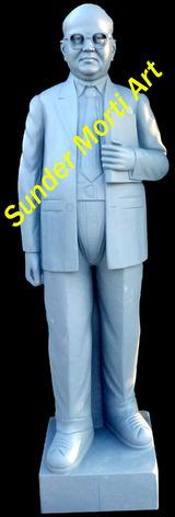 Dr.B.R.Ambedkar Marble Statue, Color : grey