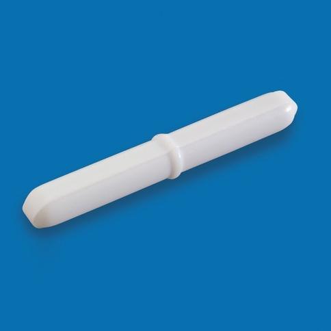 Cylindrical PTFE Magnetic Stirrer Bar, Color : White