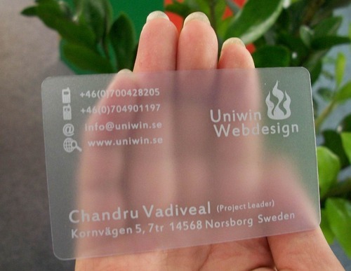 Transparent Card