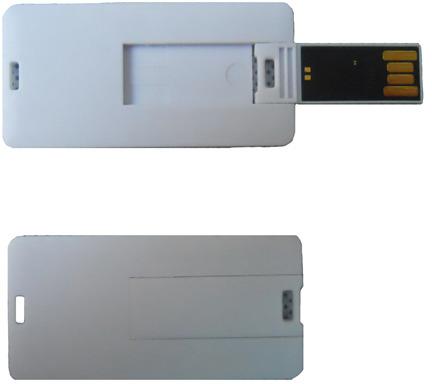 Plastic Mini USB Flash Drive, Color : White
