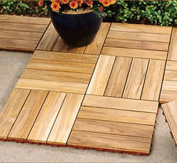 Teak Deck Tile, Color : Brown