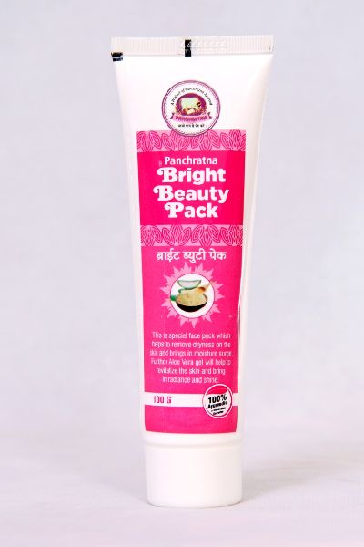 Panchratna Bright Beauty Face Pack, for Parlour, Personal, Feature : Fighting Acne, Reduce Wrinkles