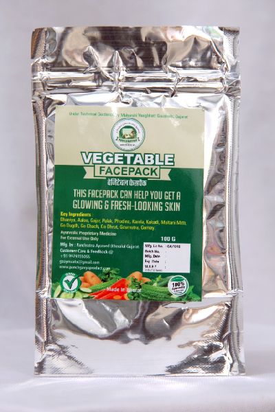 Panchratna Vegetable Face Pack, for Parlour, Personal, Feature : Gives Glowing Skin, Reduce Wrinkles