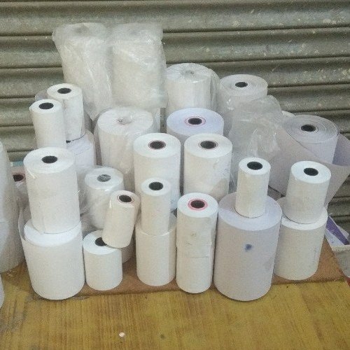 Plain thermal paper roll, Size : 57 - 79 mm