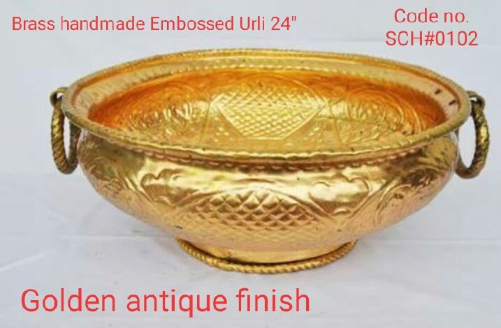 Brass Golden Antique Urli