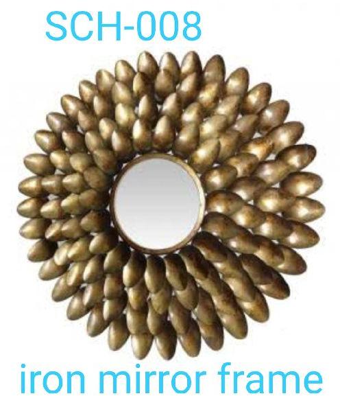 Polished Plain SCH-008 Iron Mirror Frame, Feature : Attractive Design, Fine Finishing, High Quality