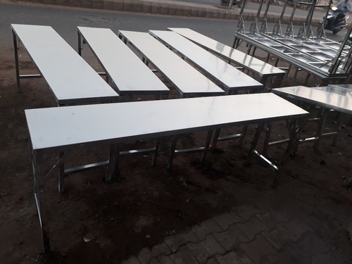 stainless steel folding table