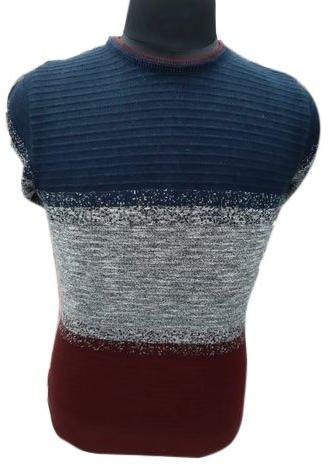 Woolen Sweater, Neck Style : Round Neck