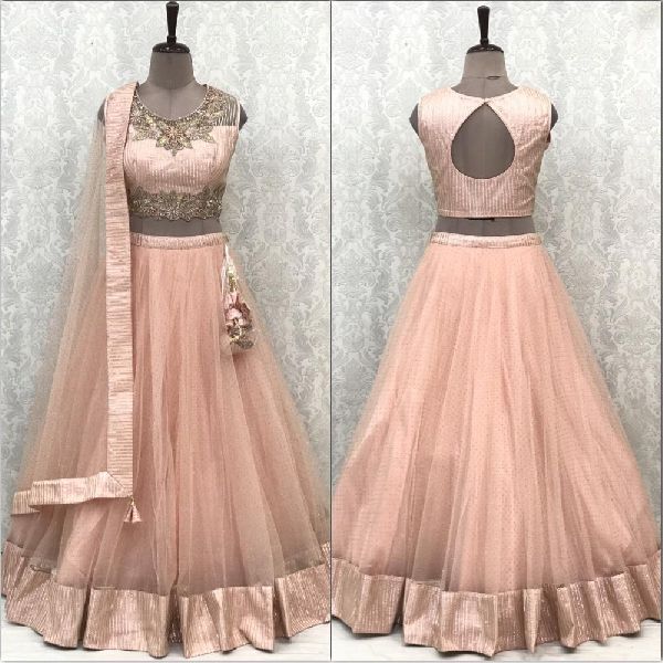 Simple Party Wear Lehenga on Sale, UP ...