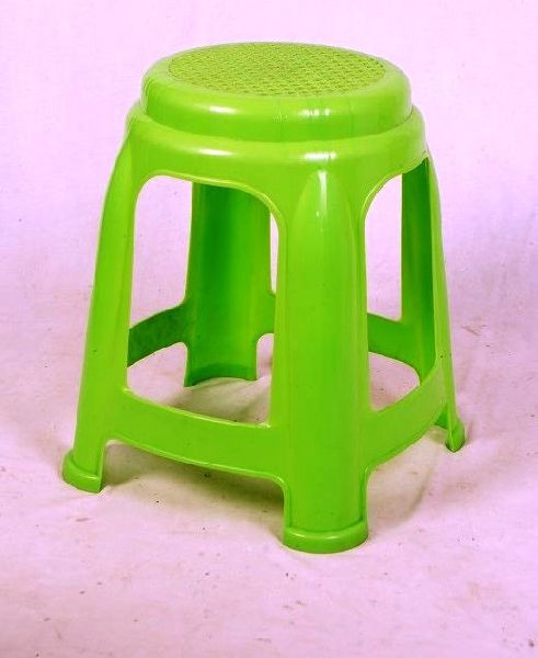 Govind Polished Green Plastic Stool, for Home, Tutions Etc.., Feature : Quality Tested, Light Weight