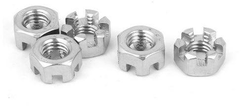 Stainless Steel Castle Slotted Nut, Hardness : 50 HRC