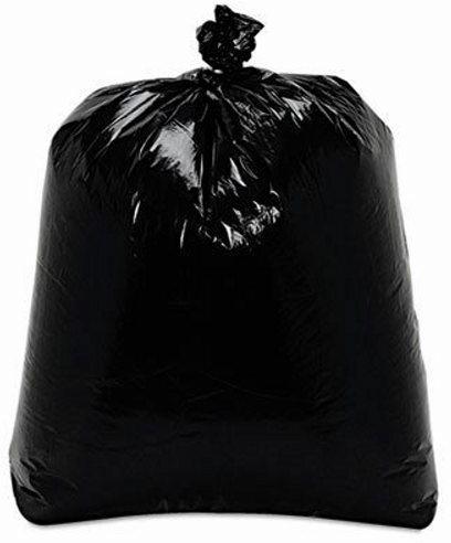  Plastic Garbage Bag, Color : Black