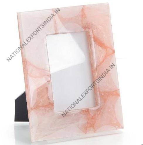 Agate Photo Frame, Color : Pink