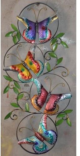 Decorative Butterfly Metal Wall Hanging, Packaging Type : Box