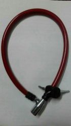 Jolly Cycle Cable Lock, Color : Red Blue Black