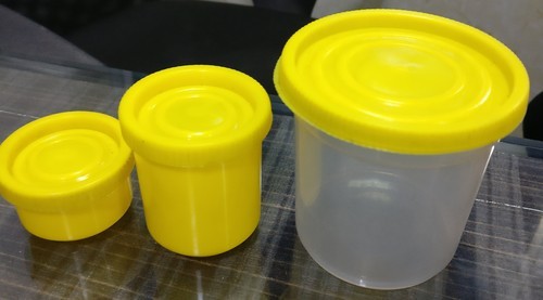 Plastic Jars, Color : Transparent White