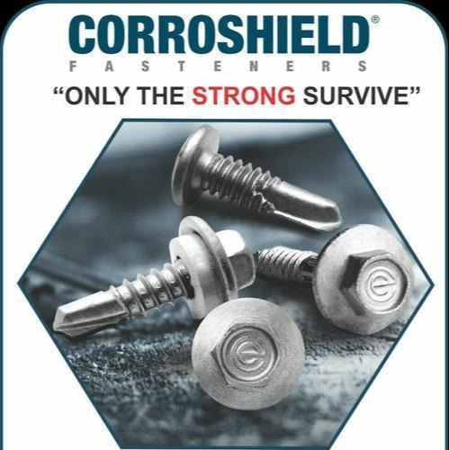Carbon Steel Corroshield Screws, for Construction