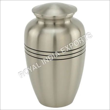 Polished Brass Ash Urn, for Home Decor, Hotel Decor, Restaurant Decor, Packaging Type : Carton Box