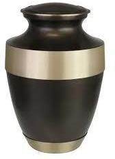 Rustic Bronze Brass Cremation Urn