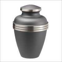 Polished Rustic Grey Brass Urn, for Home Decor, Hotel Decor, Restaurant Decor, Packaging Type : Carton Box