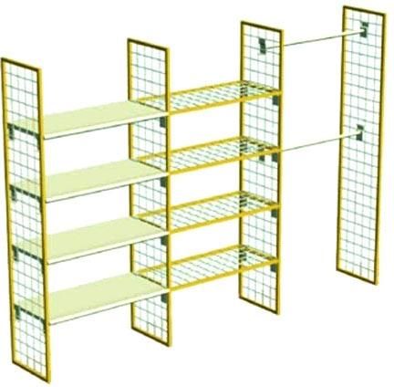 Wire Display Rack, Rack Type : Wall Mounted