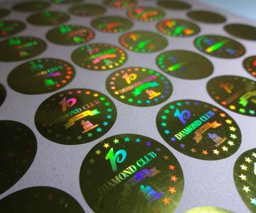 Holographic sticker, Color : Customized