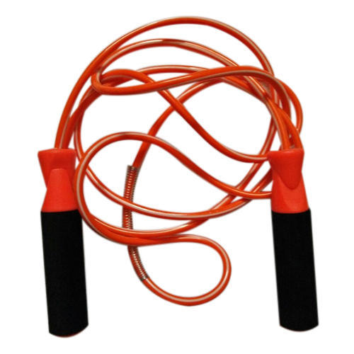 Nylon PVC Skipping Ropes, Color : Red, Black