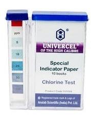 Chlorine Test Papers, for Laboratory, Packaging Size : 10x20 Lvs.