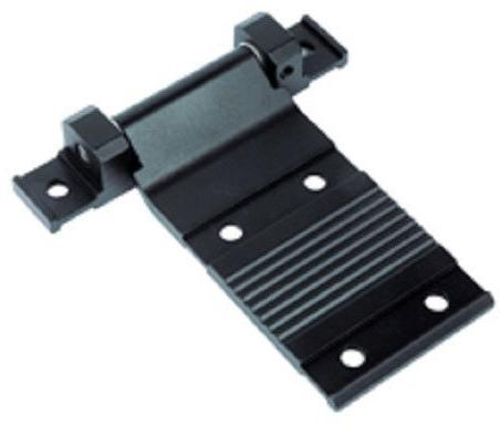 ALEN AW6063 aluminium hinge, Color : Black