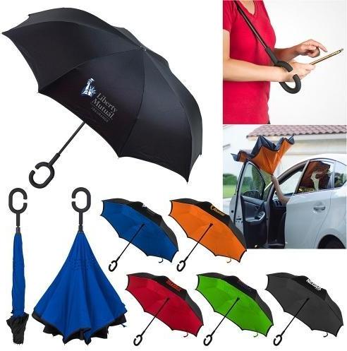 Plain Polyester Reversible Umbrella