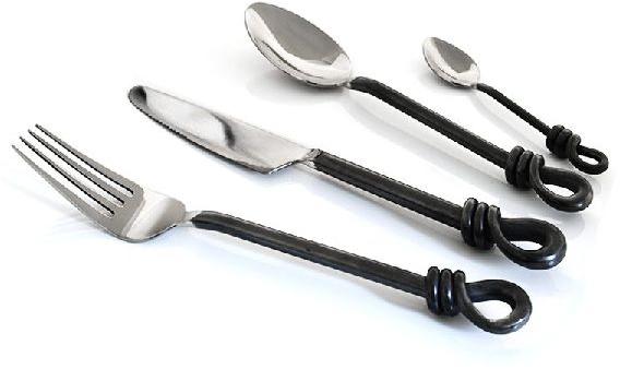 Stainless Steel Rope Handle Flatware Set, for Manufacturing Unit, Certification : ISI Certified