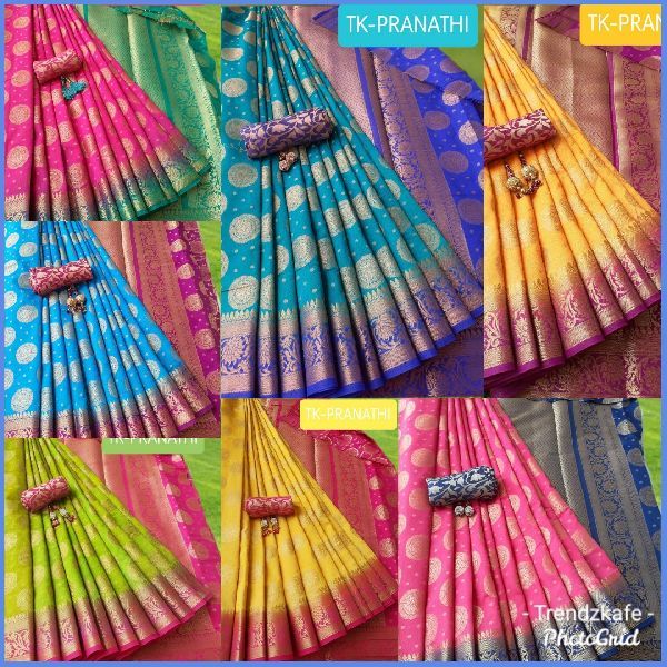 TK-PRANATI DUPION SILK SAREES