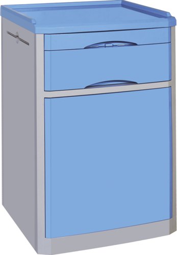 Life Bedside Cabinet, for Hospitals, Color : Blue