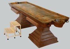 Wood Ayurvedic Massage Tables, Feature : Durable body structure, Best in work, Longer working life