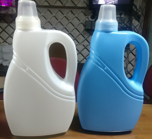 HDPE Blowmaterial Plastic Bottles, Capacity : 3 ltr filling capacity