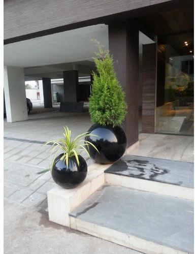 Fibre Glass Round Planter