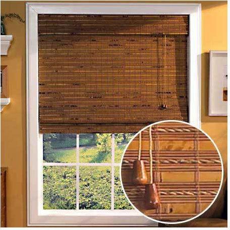 Bamboo Roman Blind, Color : Brown