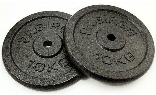 Round Gym Cast Iron Weight Plate, Color : Black