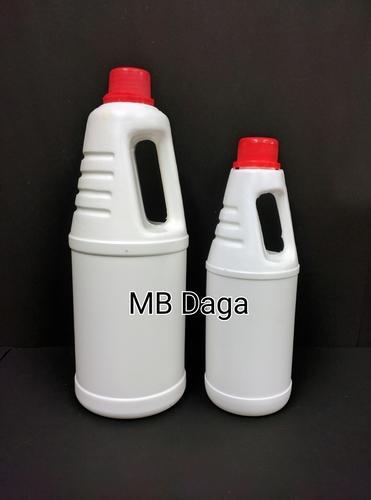 MB Daga Round Plastic side handle bottles, Color : White