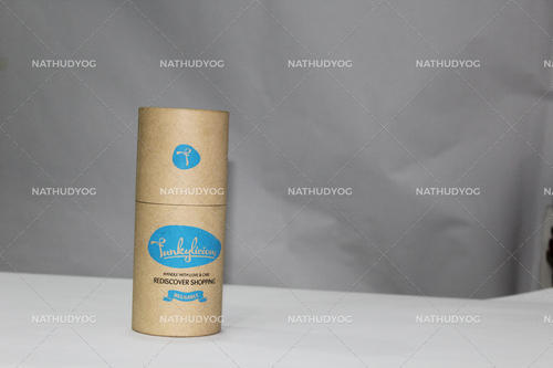 Plain/Printed Paper cardboard Perfume Packing Container, Color : Brown